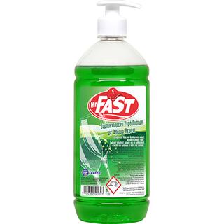 Mr Fast Dishwashing Liquid with Lemon fragrance with pump 1L