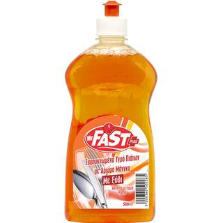 Mr Fast Συμπυκνωμένο Υγρό Πιάτων Plus με άρωμα Μάνγκο 500ml