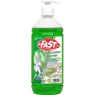 Mr Fast Plus Dishwashing Liquid with Lemon fragrance with pump 1L